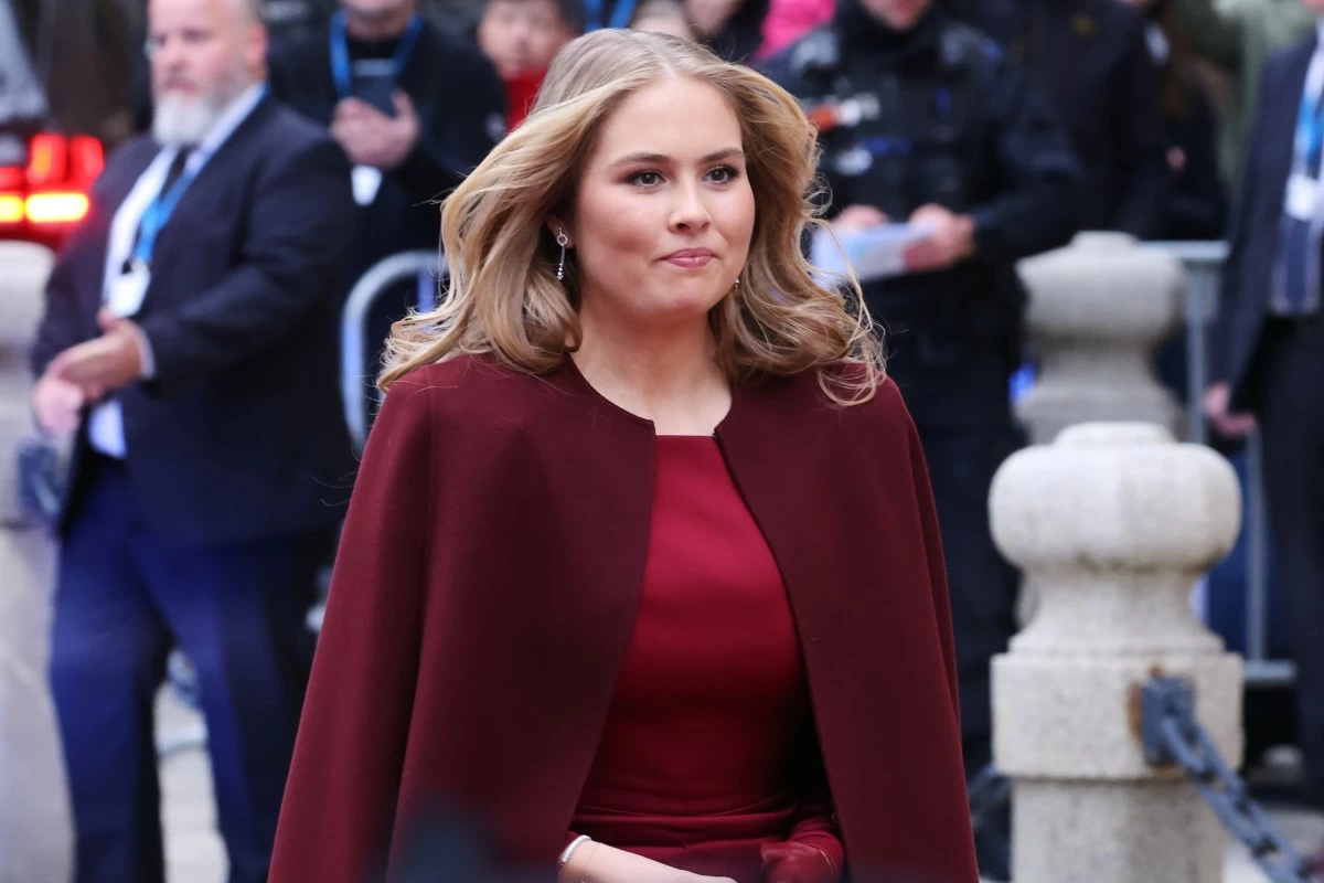 FILE - Netherland's Princess Amalia arrives for the abdication and enthronement ceremony of the Grand Duke of Luxembourg at the Grand Ducal Palace in Luxembourg, on Oct. 3, 2025. (AP Photo/Omar Havana, File)