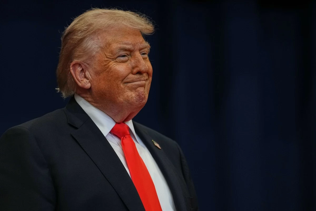 President Donald Trump arrives to speak at a charter school in The Villages, Fla., Friday, May 1, 2026. (AP Photo/Matt Rourke)