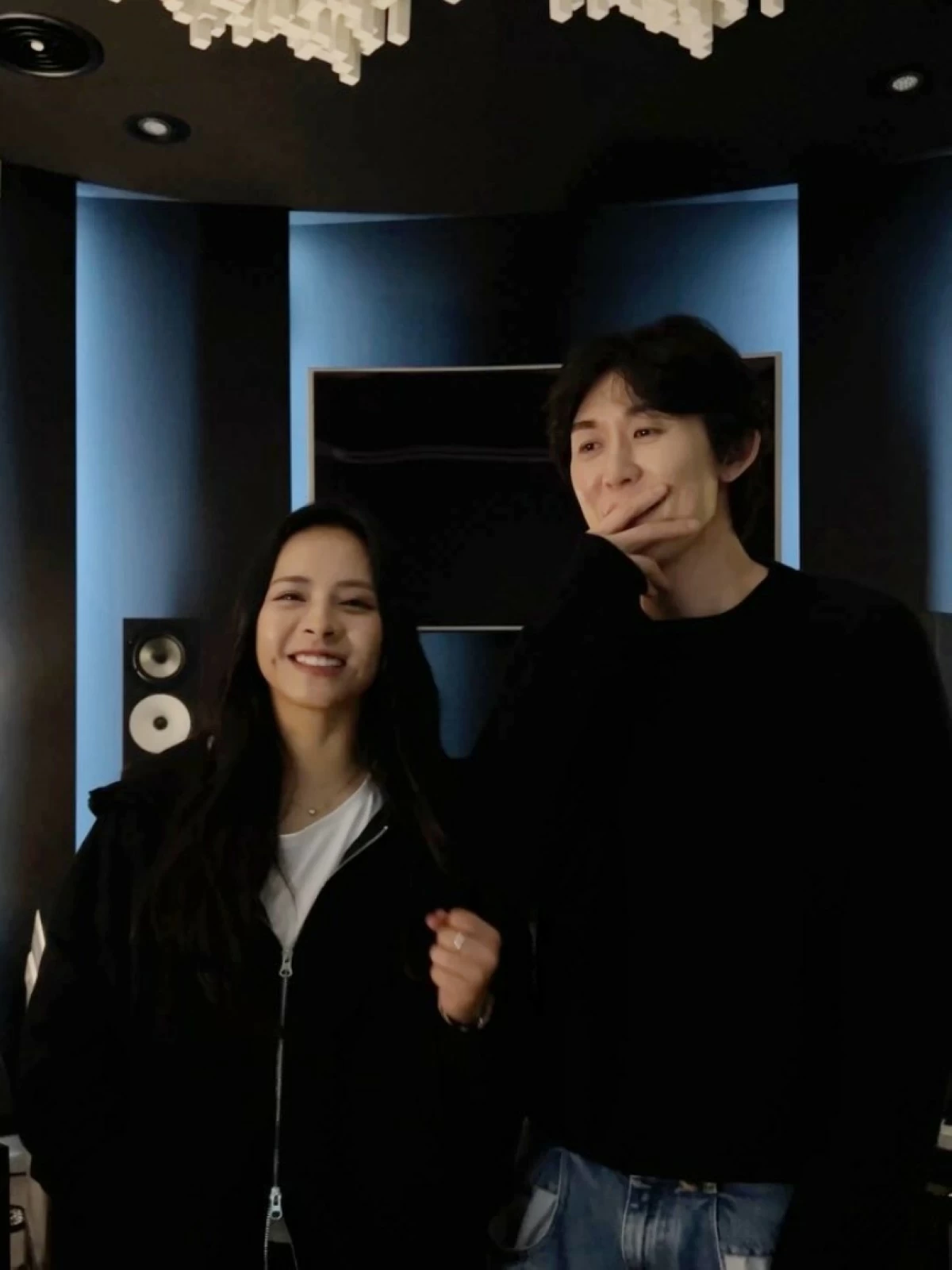Gwyn Dorado (left) and composer and music producer Code Kunst (Instagram) 