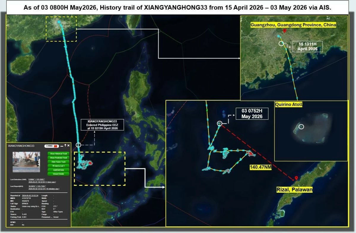 (Courtesy of PCG spokesperson for WPS, Rear Admiral. Jay Tarriela)