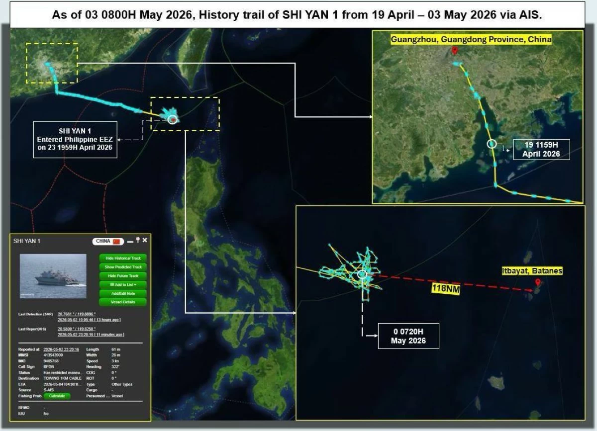 (Courtesy of PCG spokesperson for WPS, Rear Admiral. Jay Tarriela)