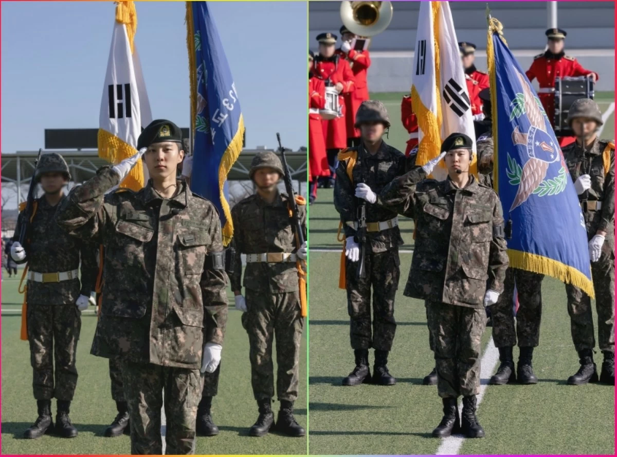 Kim Woo-seok in the miltary (X) 