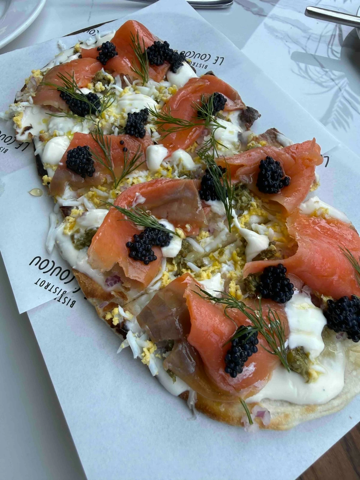 Smoked Salmon Flatbread (Photo: Philip Cu-Unjieng)
