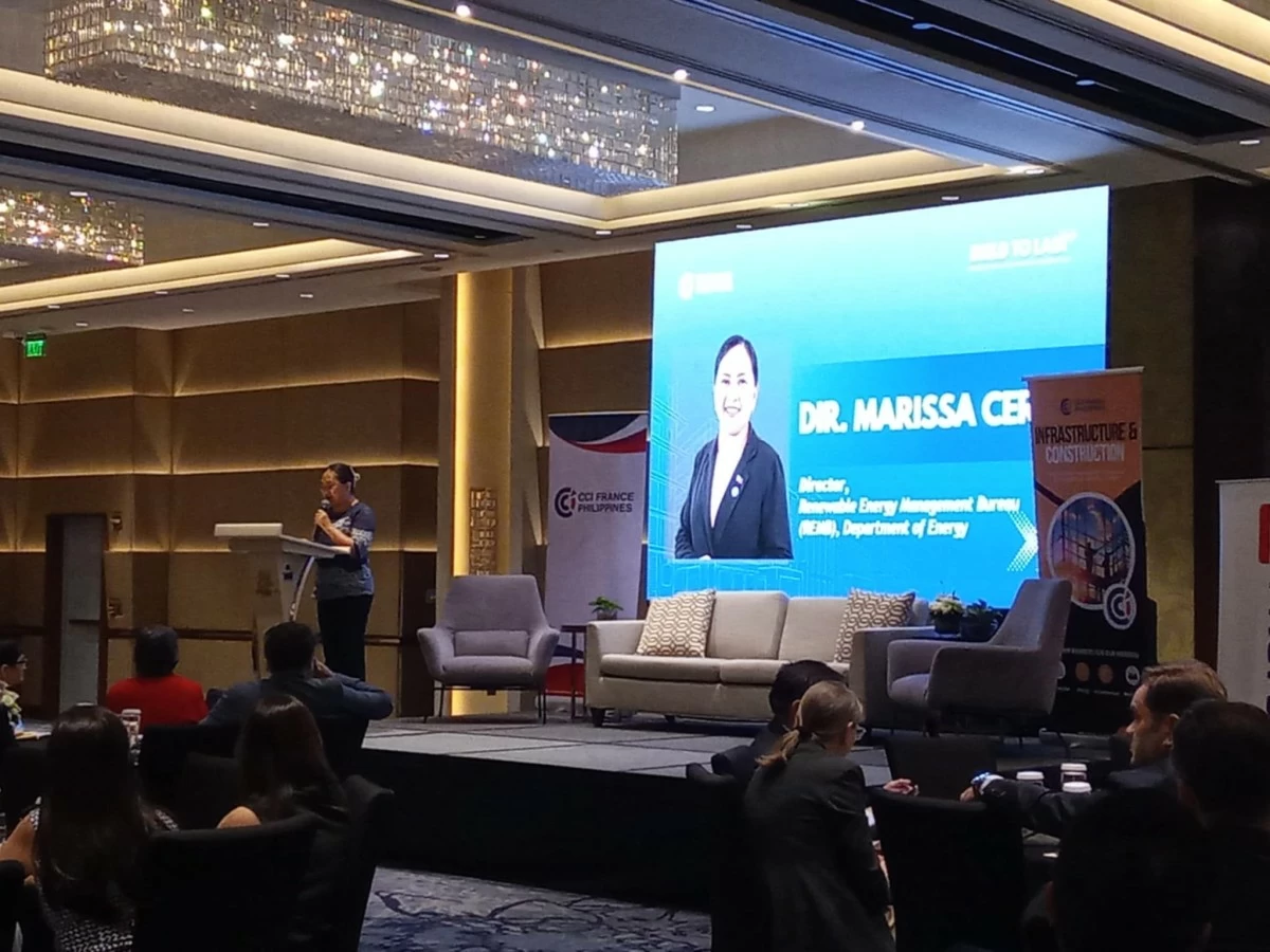 REMB Director Marissa Cerezo delivers her keynote speech during the 'Built to Last' conference. (Taken by Sean Fernando)