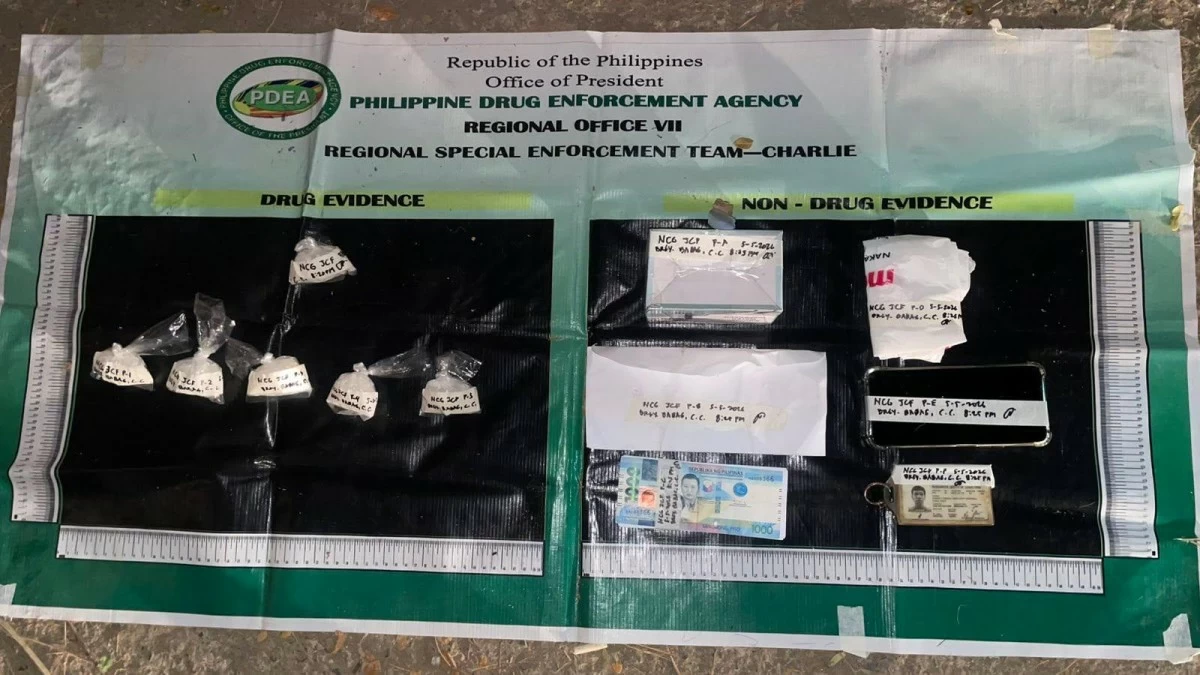 SUSPECTED shabu seized from a 29-year-old man in Cebu City on Tuesday night, May 5. (PDEA-7)