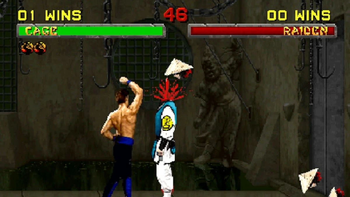 FATALITY 'Mortal Kombat' first hit arcades in 1992 and is notorious for its over-the-top violence (Photo: Midway Games)