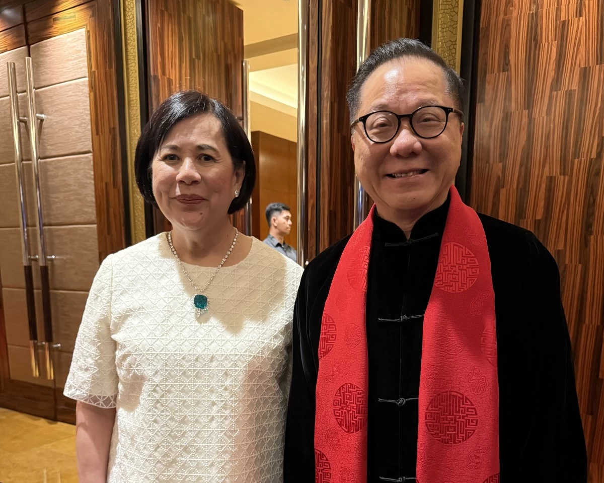 Katherine and Andrew Tan (Photo: Philip Cu-unjieng/Manila Bulletin)