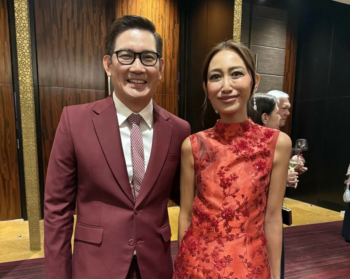 Richard Yap and Tiffany Chua-Copok (Photo: Philip Cu-unjieng/Manila Bulletin)