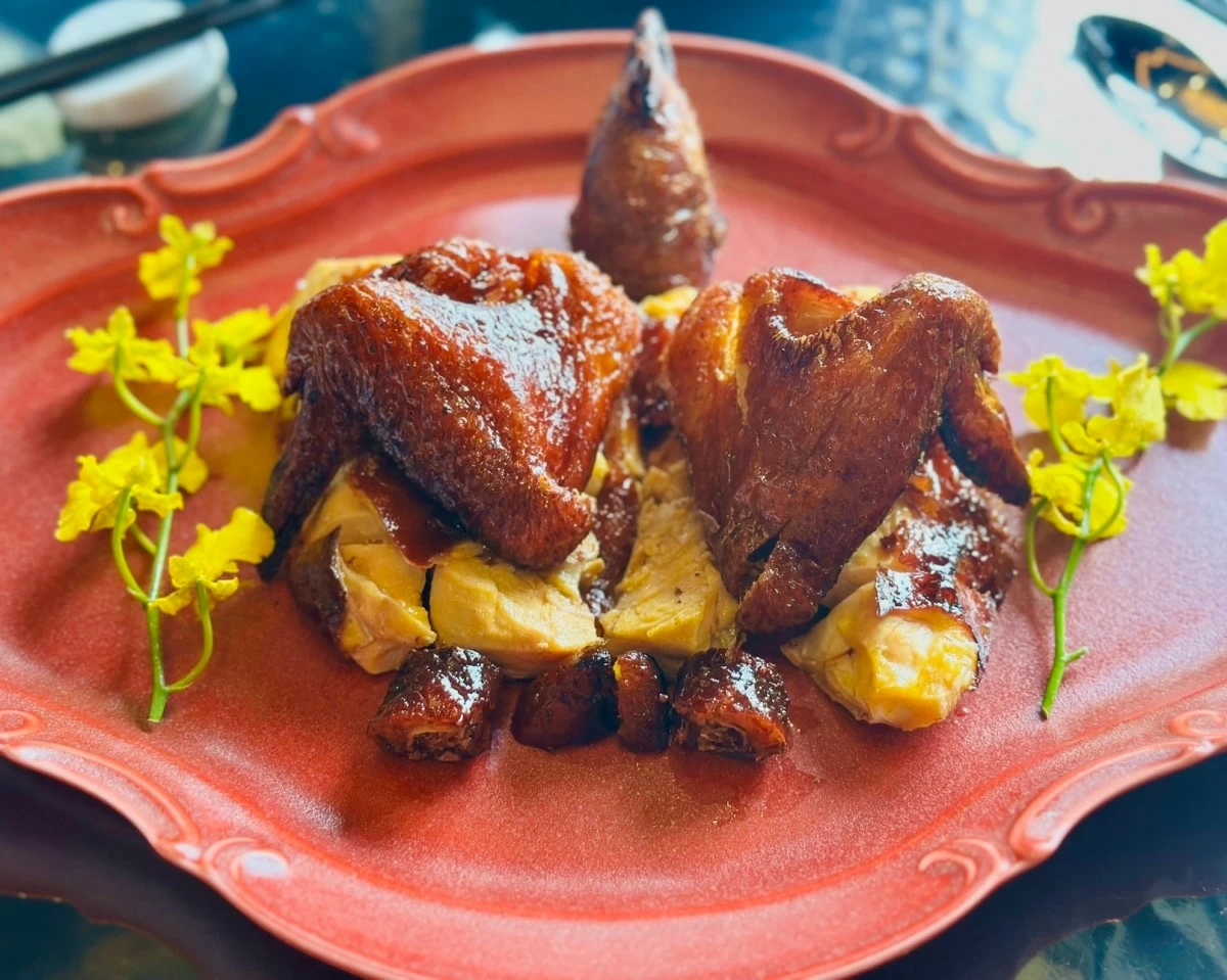 Baby Pigeon in Sugarcane Glaze