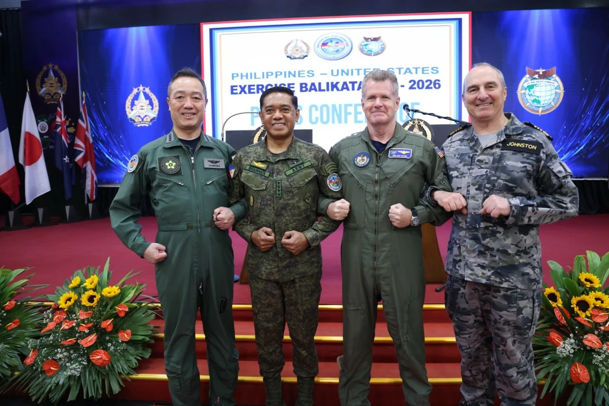 The Armed Forces of the Philippines (AFP) and the United States military wrap up the 41st iteration of “Exercise Balikatan” on May 8, 2026 at Camp Aguinaldo in Quezon City as defense and military leaders described the drills as preparation for “warfighting in the 21st century” amid rising regional tensions. Department of National Defense (DND) Secretary Gilberto Teodoro Jr. led the closing ceremony which featured the ceremonial furling of the Balikatan flag by Admiral Samuel Paparo, commander of the US Indo-Pacific Command (Indopacom), and AFP Chief, General Romeo Brawner Jr. to symbolize the end of the two-week-long drills. (Photo: DND)