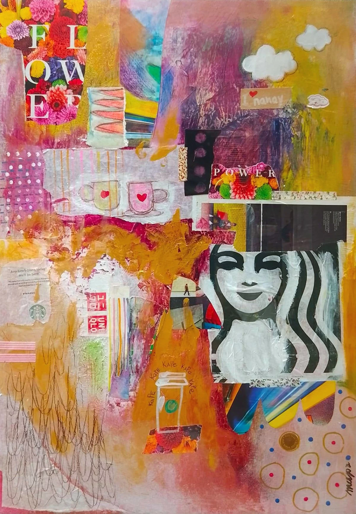 'ILILIBRE KO SI NANAY,' mixed media on canvas, 36x24 inches, 2026