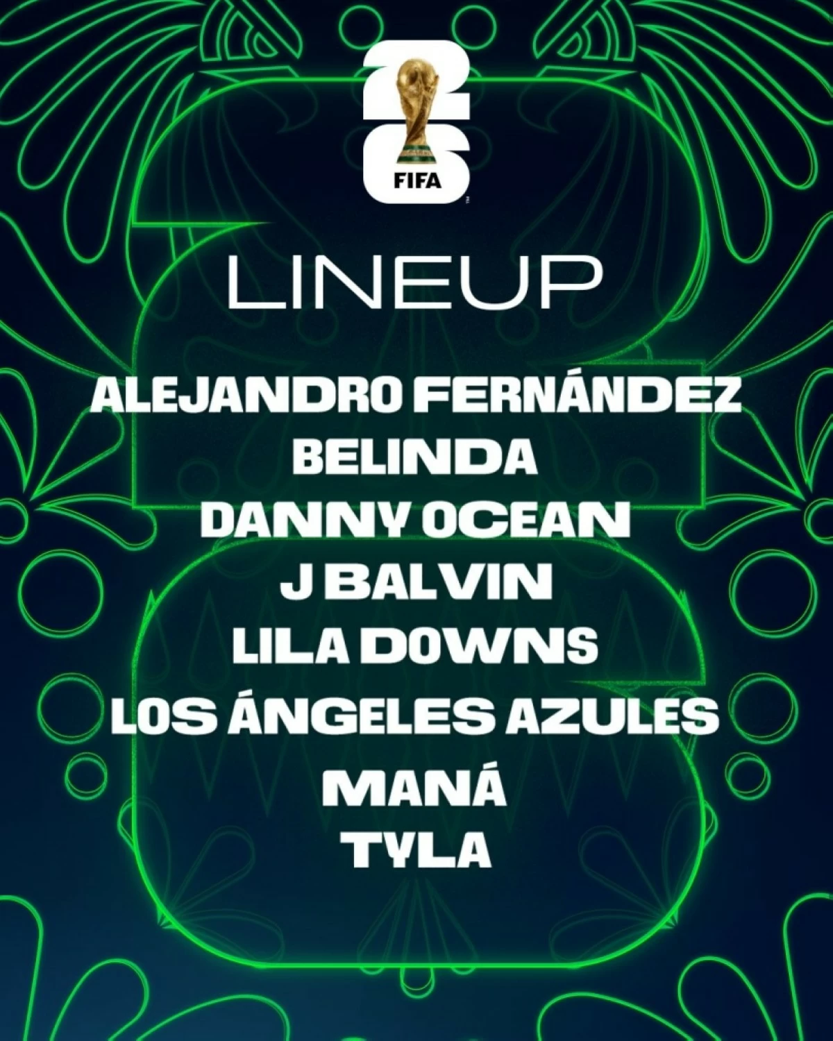 The performers at FIFA World Cup 2026 opening ceremony in Mexico (FIFA World Cup) 
