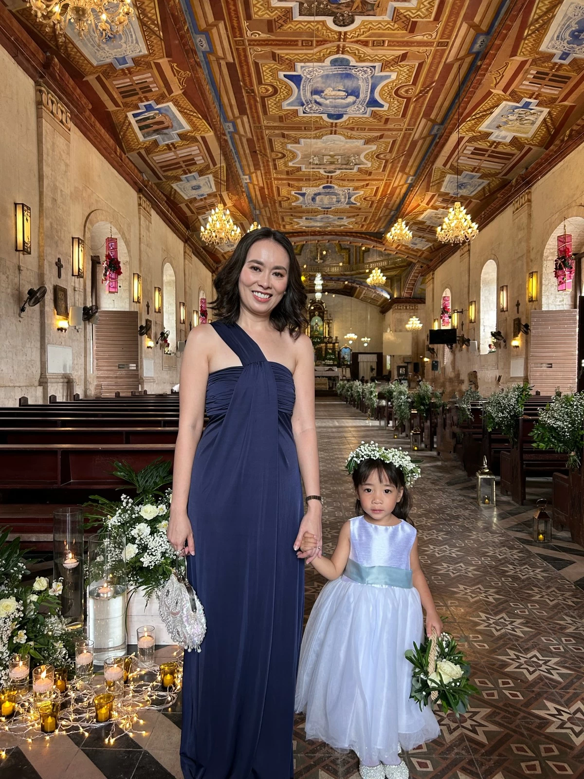 Camille Oloan with daughter Cassis