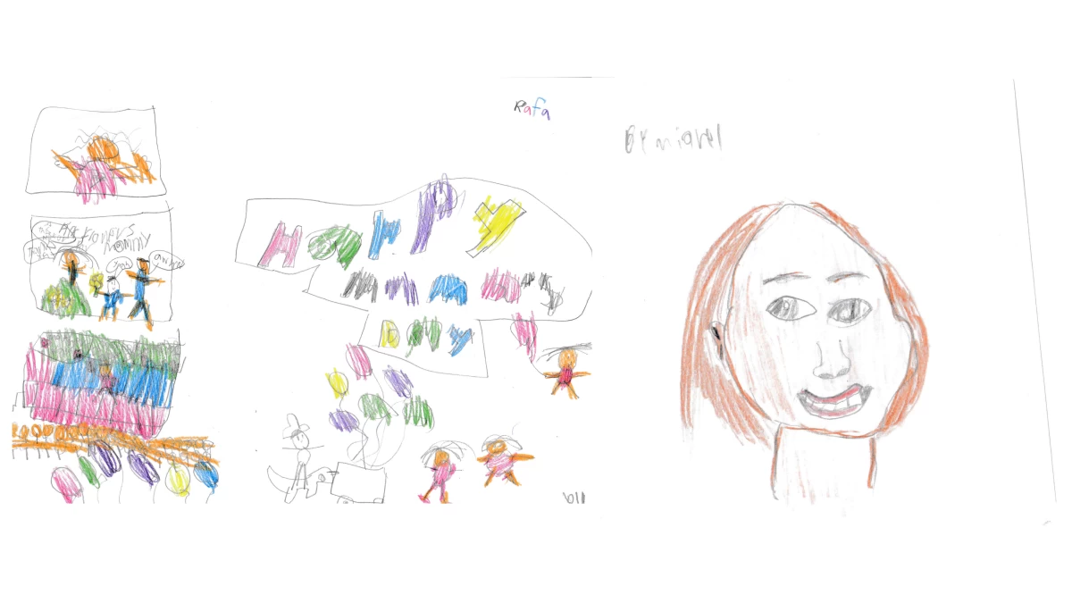 Miguel and Rafa's drawing