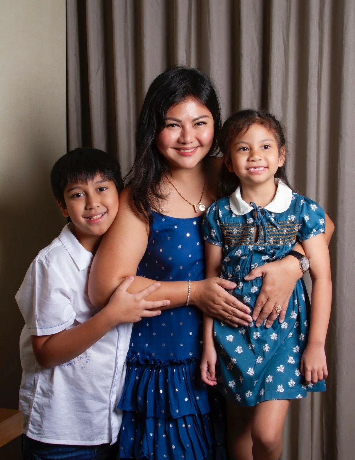 Tina with kids Andre and Anna