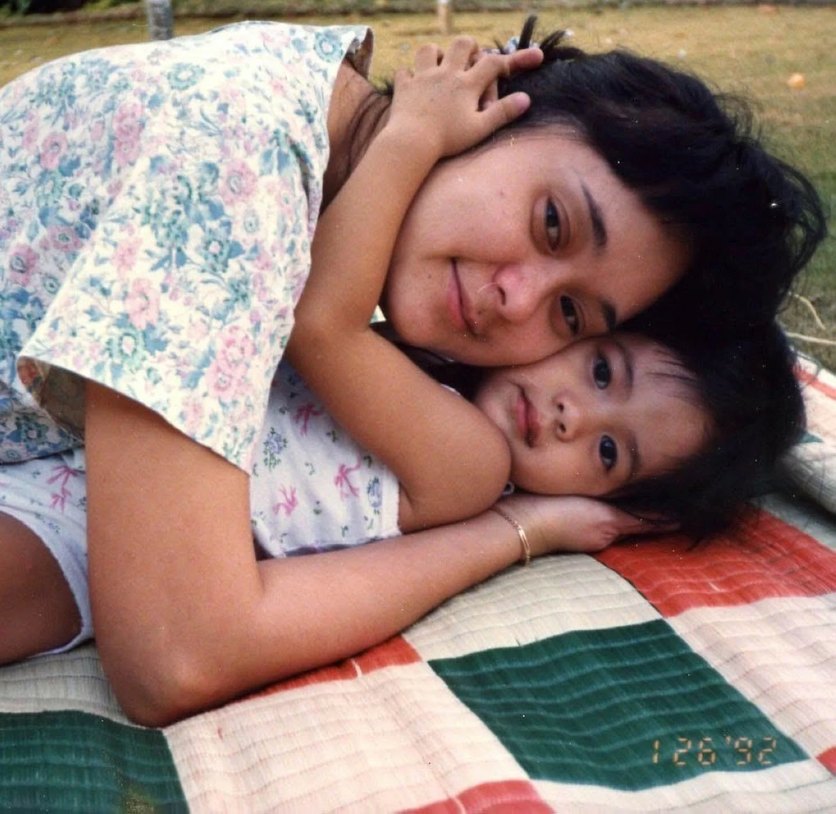 Young Carmen with mom Wing (Photo: Carmen del Prado)