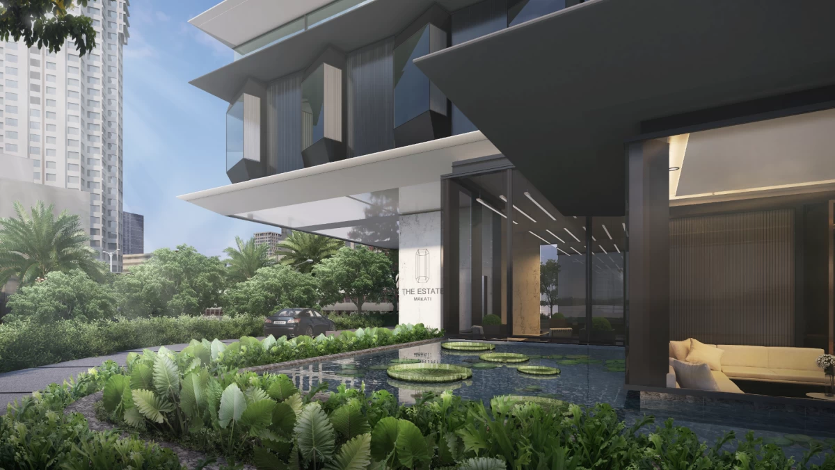 The entrance is organized as a sequence of spaces, shifting the scale from civic to residential to establish a deliberate sense of quiet. 