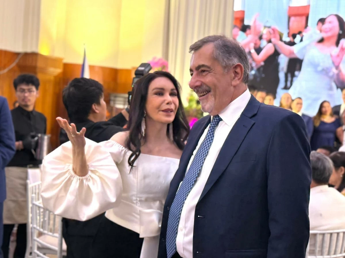 Ching Cruz with Ambassador Pediotis