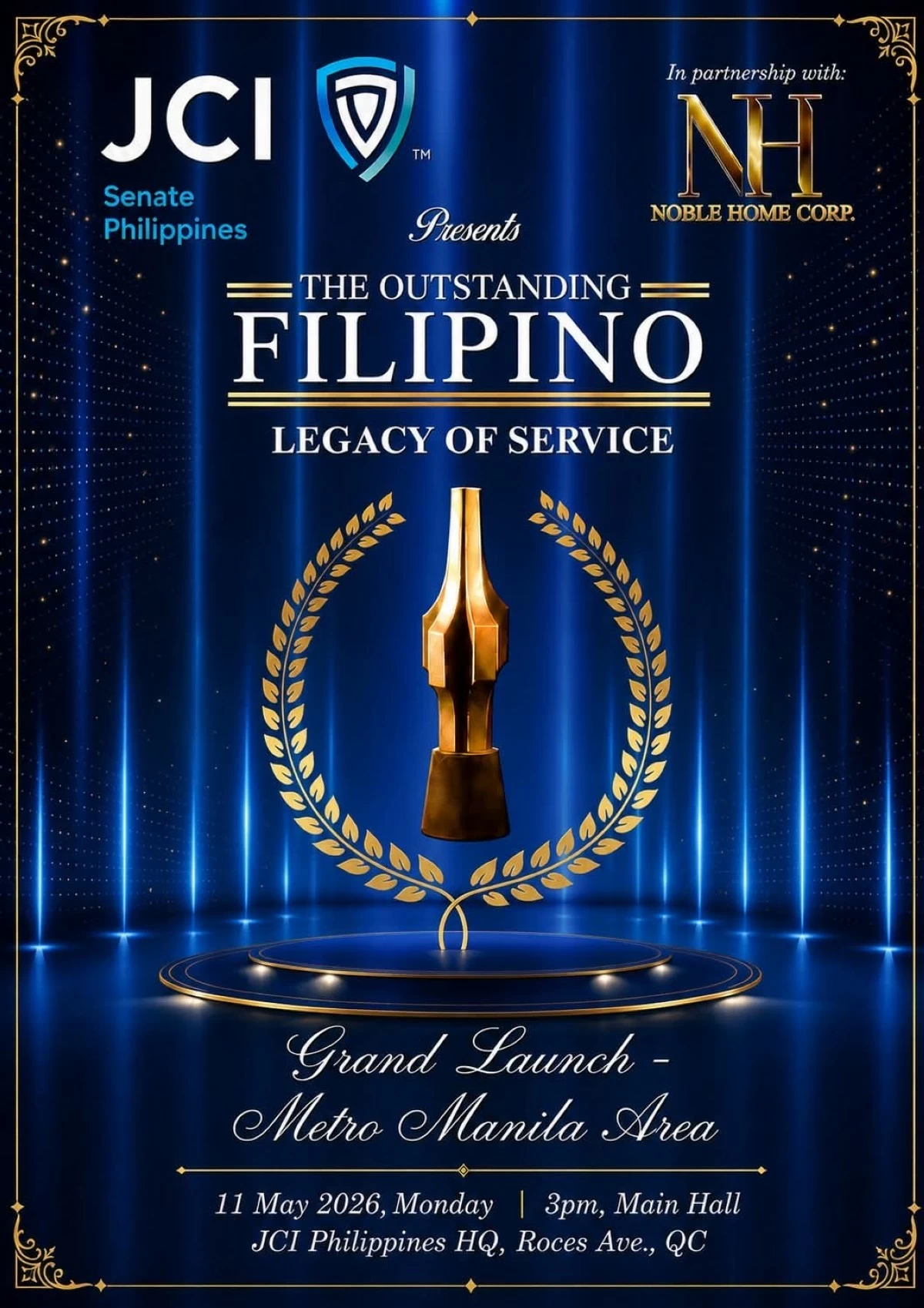 JCI Philippines to launch 2026 TOFIL Awards search Metro Manila leg