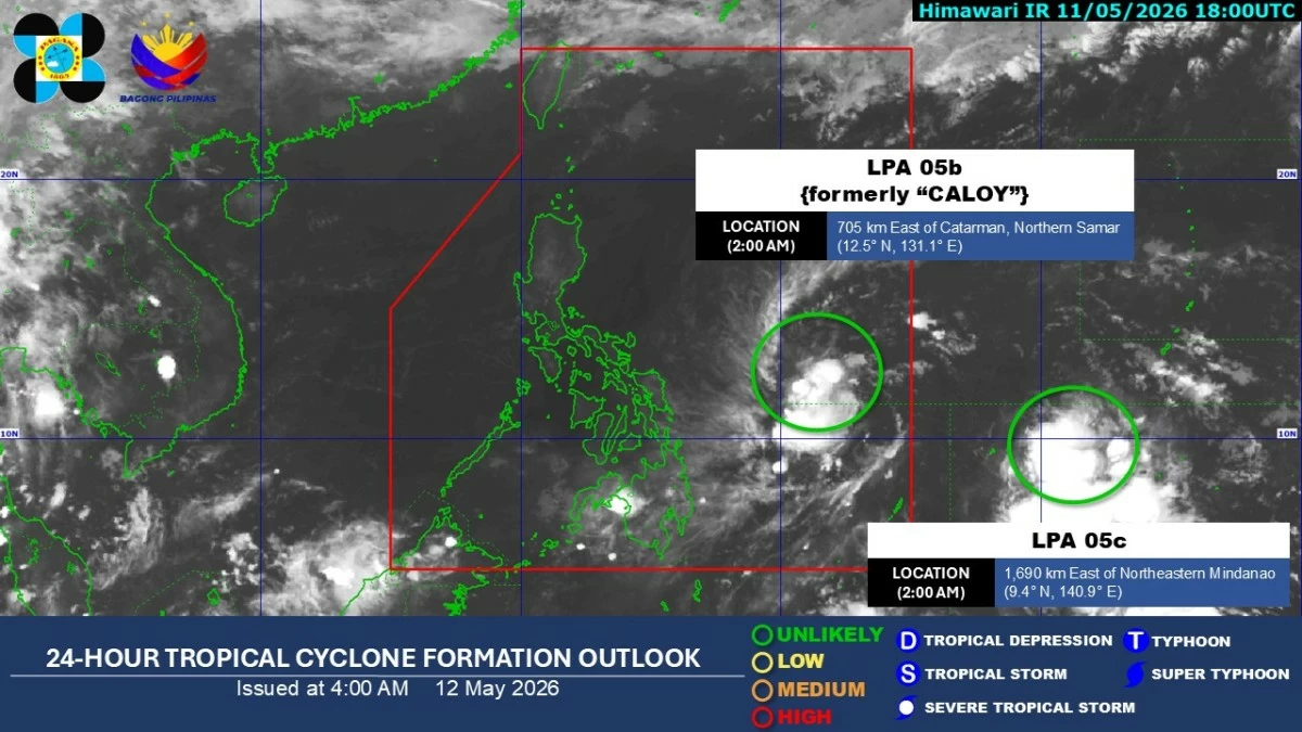 Satellite image (Courtesy of PAGASA)