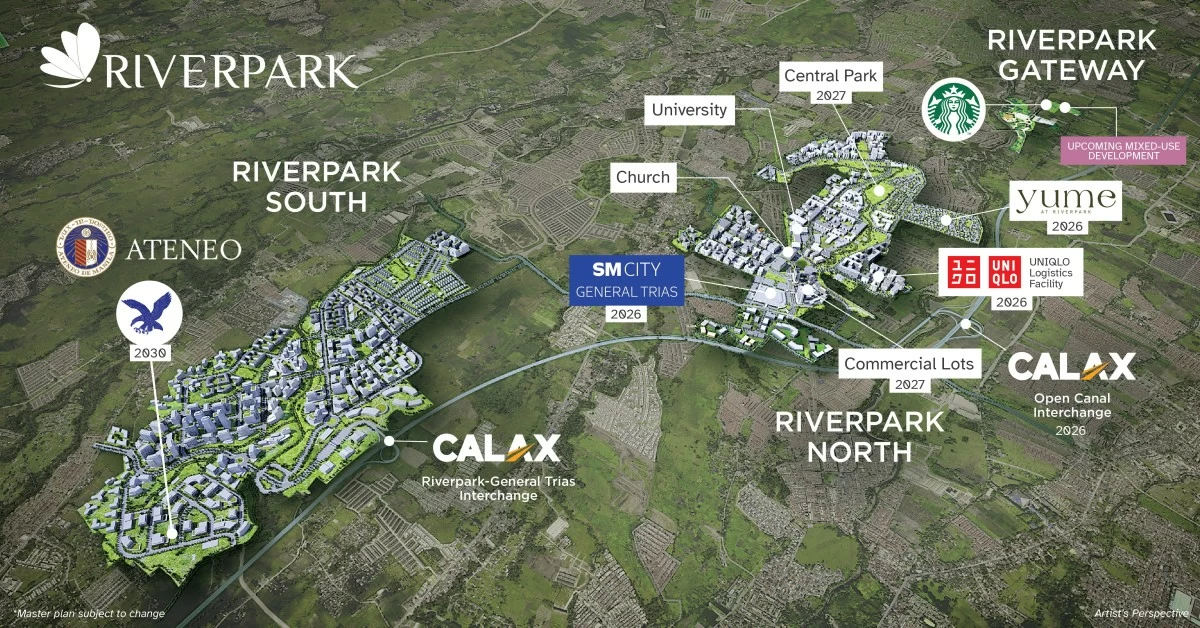 Map of the Riverpark community (Artist's perspective, FNG)