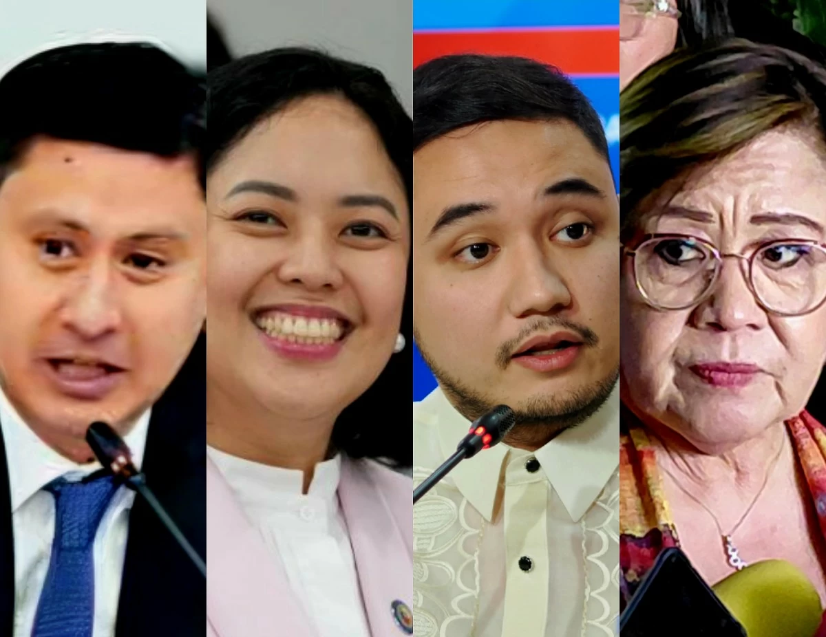 From left to right: Lorenz Defensor, Ysabel Maria Zamora, Rodge Gutierrez, Leila de Lima (PPAB, MANILA BULLETIN)