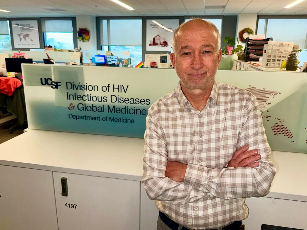 Dr. Steven Deeks at the UCSF Division of HIV Infectious Diseases and Global Medicine on May 5, 2026, in San Francisco. (AP photo/Haven Daley)
