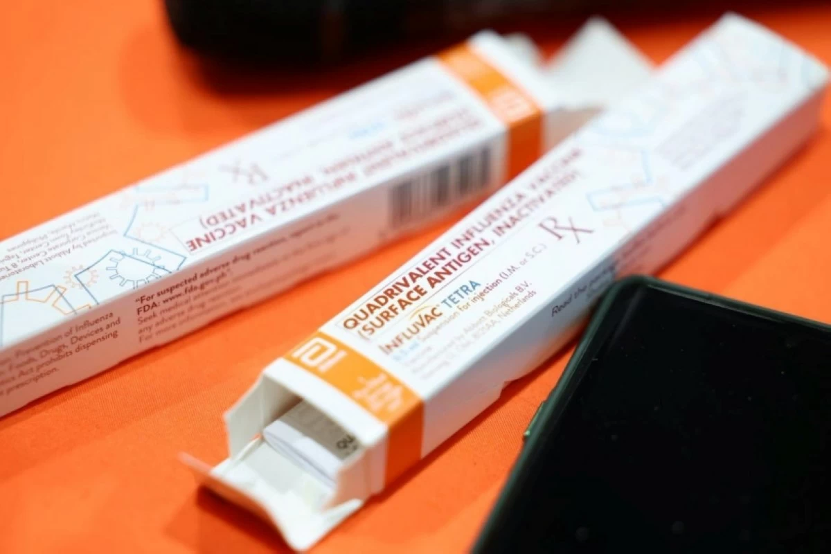 The flu vaccine being used in Taguig (Photo from the Taguig City government) 