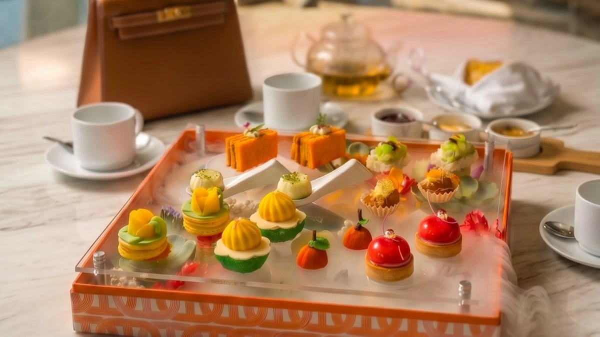Heures d’Orange afternoon tea set (Photos: The Amenity Studio)