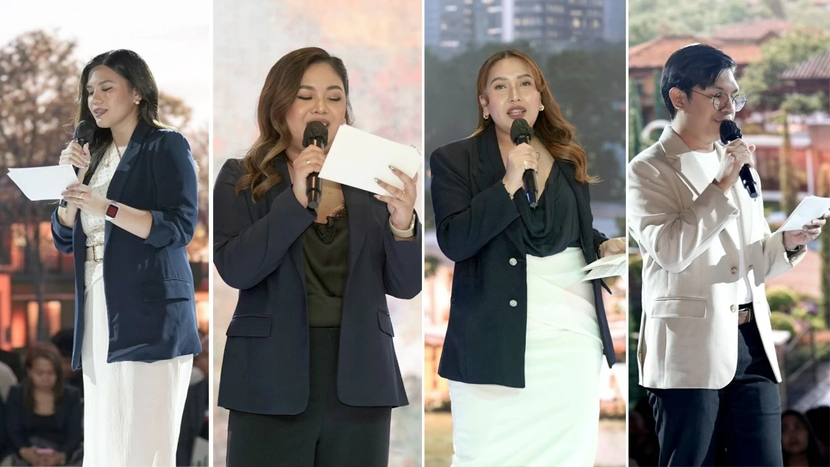 Marketing Leads Angelica Coral, Tricia Melarpis, Andrea Mijares, and Ace Simbahan unveil Crown Asia’s latest developments: Verdalia in Batangas, Pinewood in Tagaytay, Serenza in Silang, and Ponticelli Groves in Bacoor City. (Photo: Crown Asia)