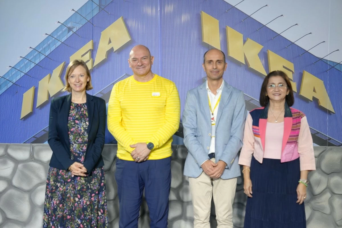 Anna Ferry, Daniel Rivero, Ricardo Pinheiro, amd Mayor Imelda Gallardo Calixto-Rubiano (Photo: IKEA)