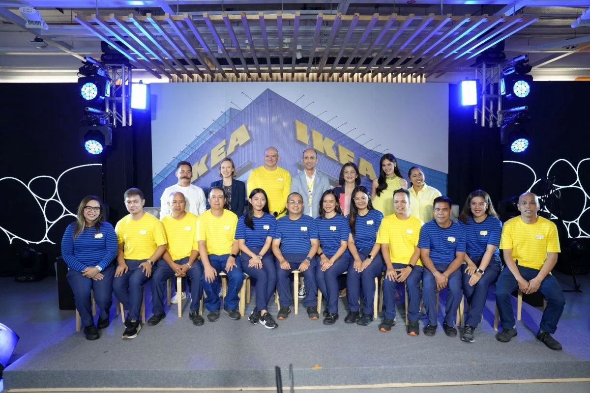 The 12 IKEA Pasay co-workers whose work helped earn the Store of the Year title, now headed to IKEA headquarters in Älmhult, Sweden, for a learning journey. (Photo: IKEA)


