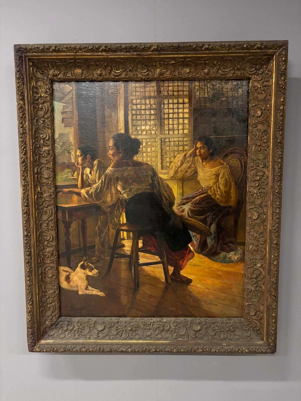 'LA ALLEGORIA DE FILIPINAS,' oil on canvas, 44 inches x 33 inches, Felix Martinez, 1895