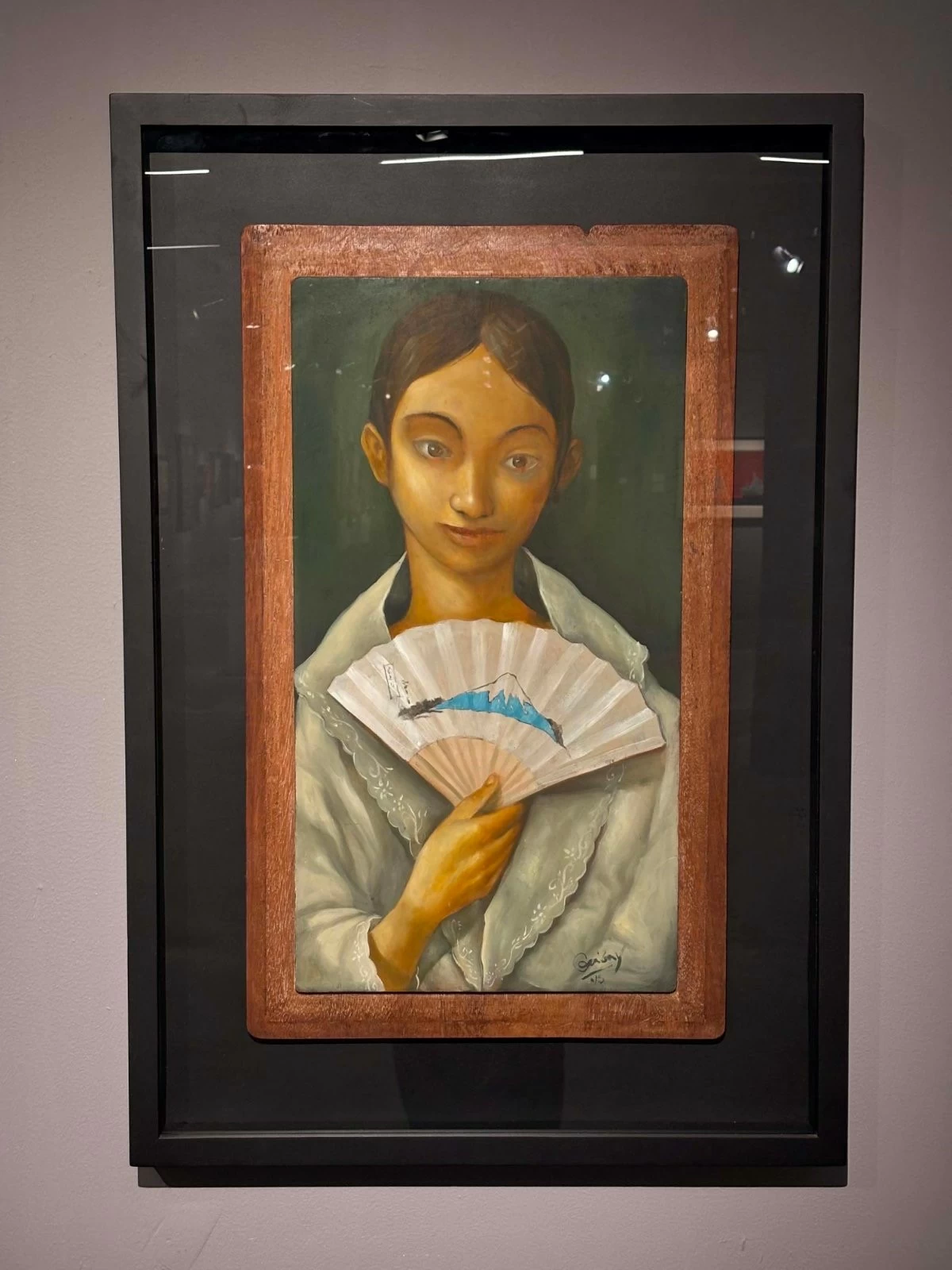 'GIRL WITH FAN,' Manny Garibay