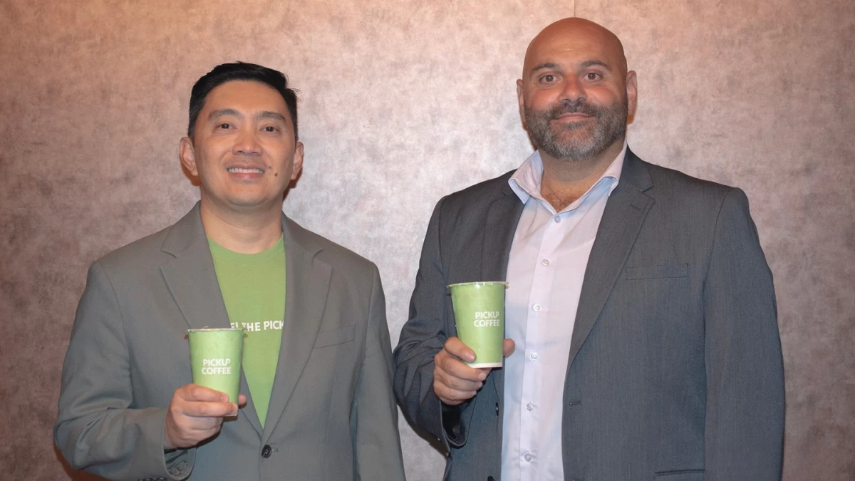 Francis Flores, PICKUP COFFEE global managing director (left) and Rami Chahwan, PICKUP COFFEE PH president and CEO (right)