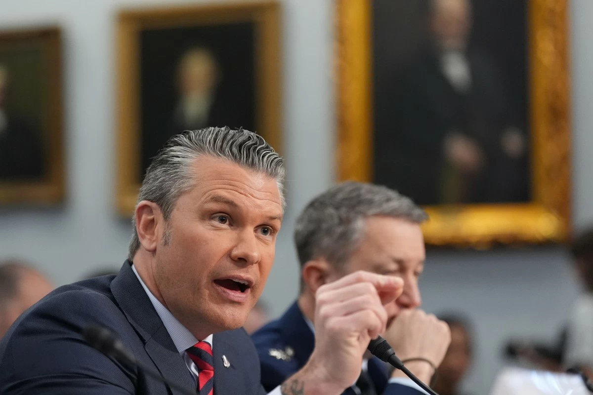 HEGSETH (left). (AP)