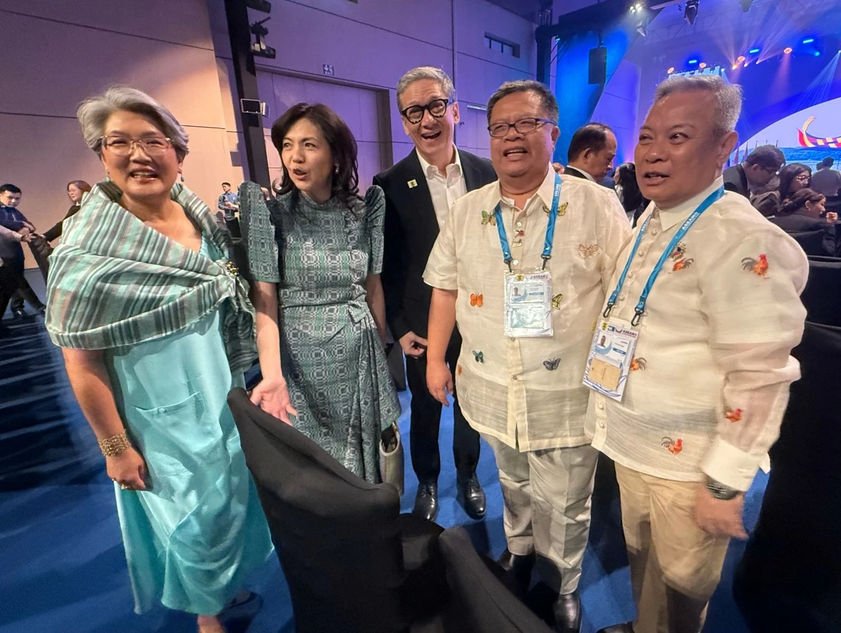 Some of the personalities who form the backbone of Cultural Development in our country today; Irene Marcos-Araneta, Kaye Tinga, Mico Manalo, Al Valenciano, and Eric Zerrudo. During the 48th ASEAN Summit and Related Meetings, at the Mactan Expo Center, Mactan Newtown.
