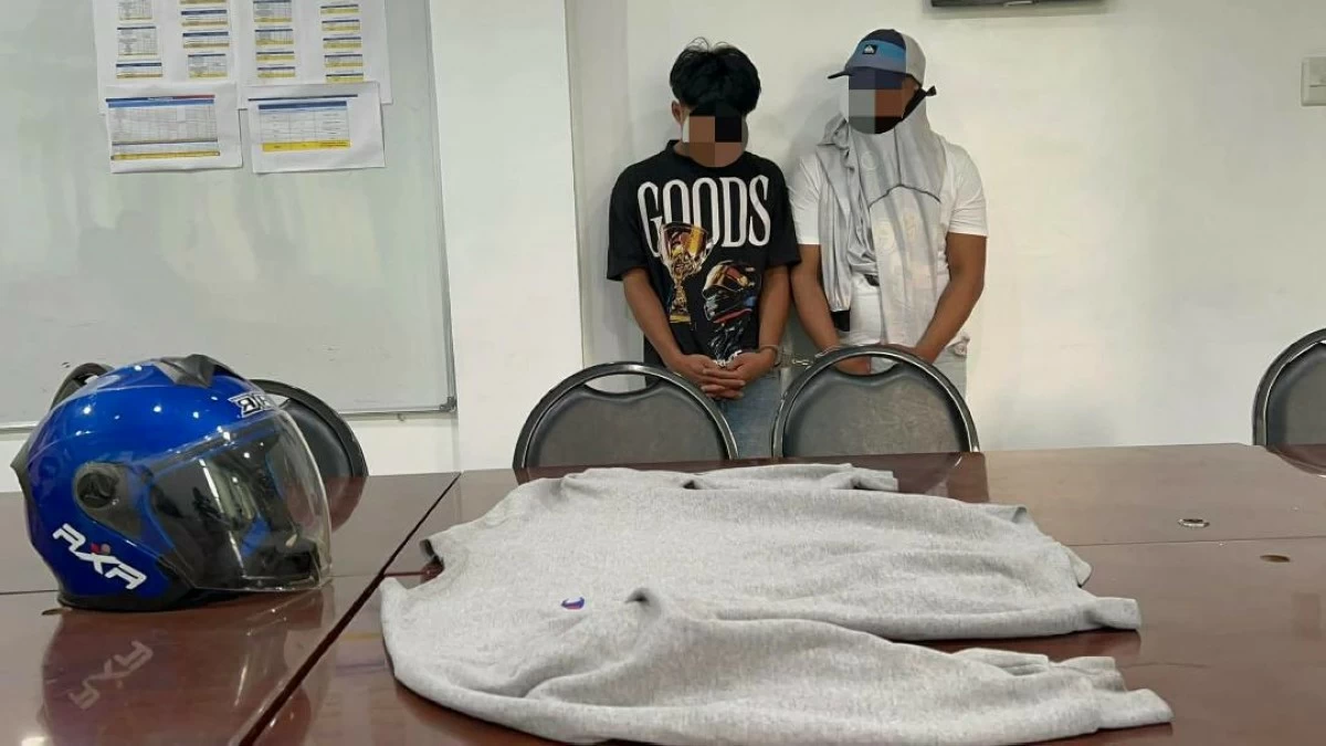 
TWO men were arrested for allegedly shooting a fish vendor in Cebu City. (Contributed photo)
