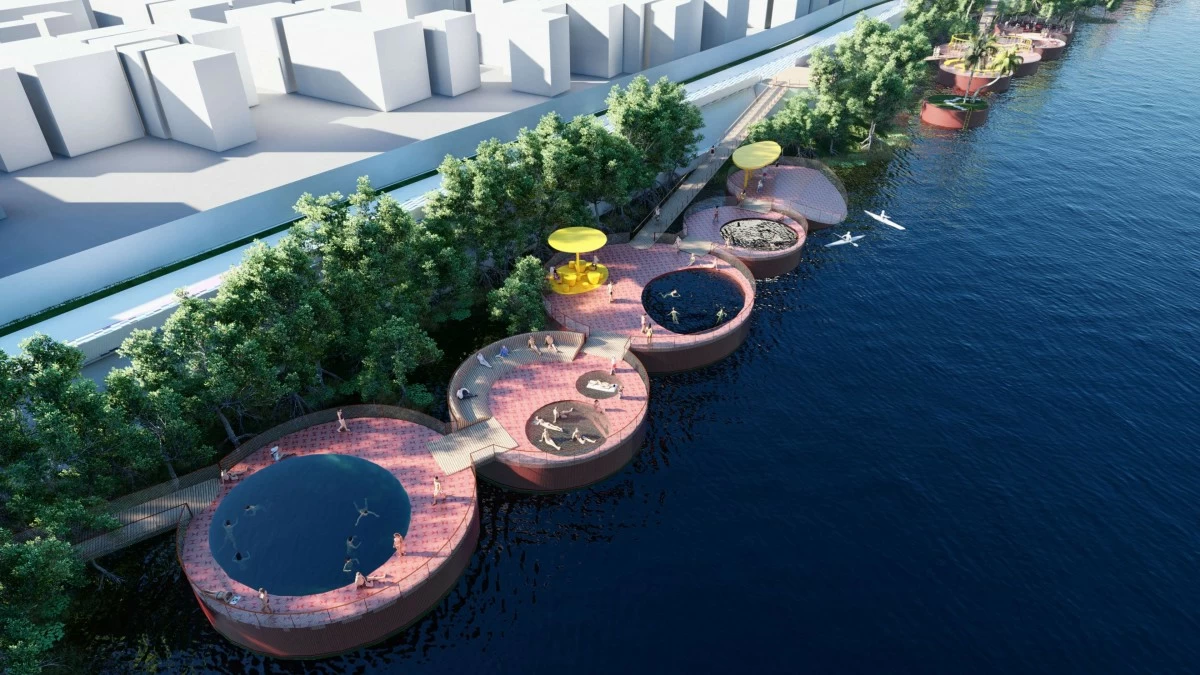 The Pasig City Park System Network, designed by Alao Design Studio, recently won recognition under the Bloomberg Philanthropies 2025–2026 Mayors Challenge. (Artist's perspective: Alao Design Studio)