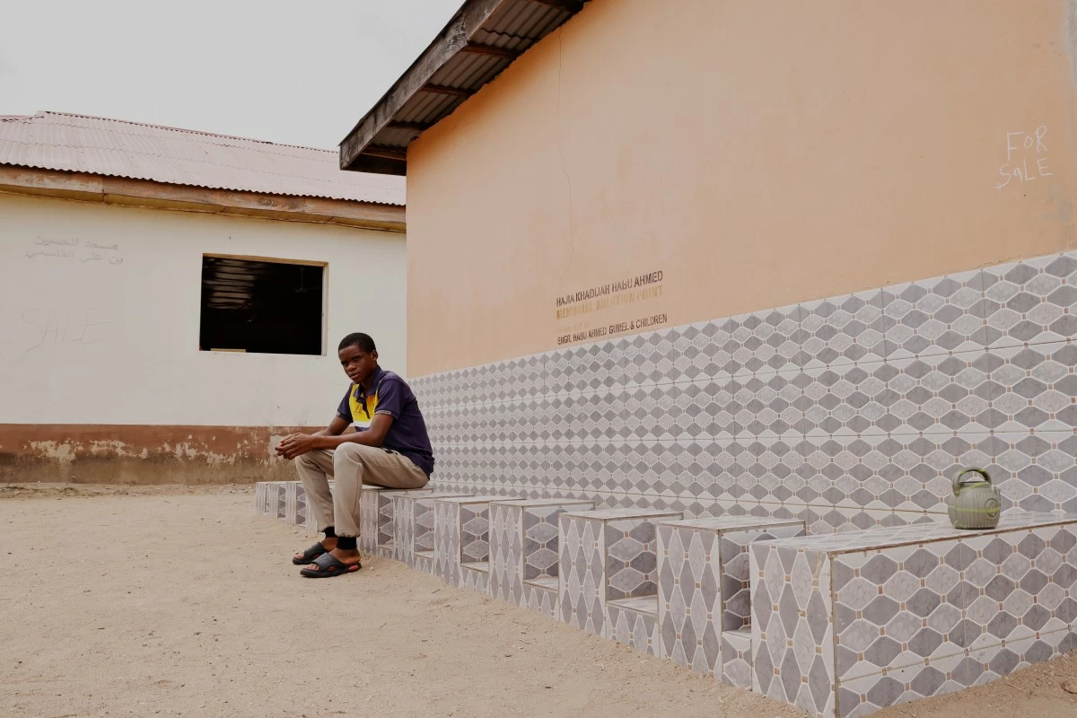 A student from an orphanage school that was abducted with others by gunmen in late April, is photographed following his released in Lokoja, Nigeria, Thursday, May 7, 2026. (AP Photo/Haruna Yahaya)