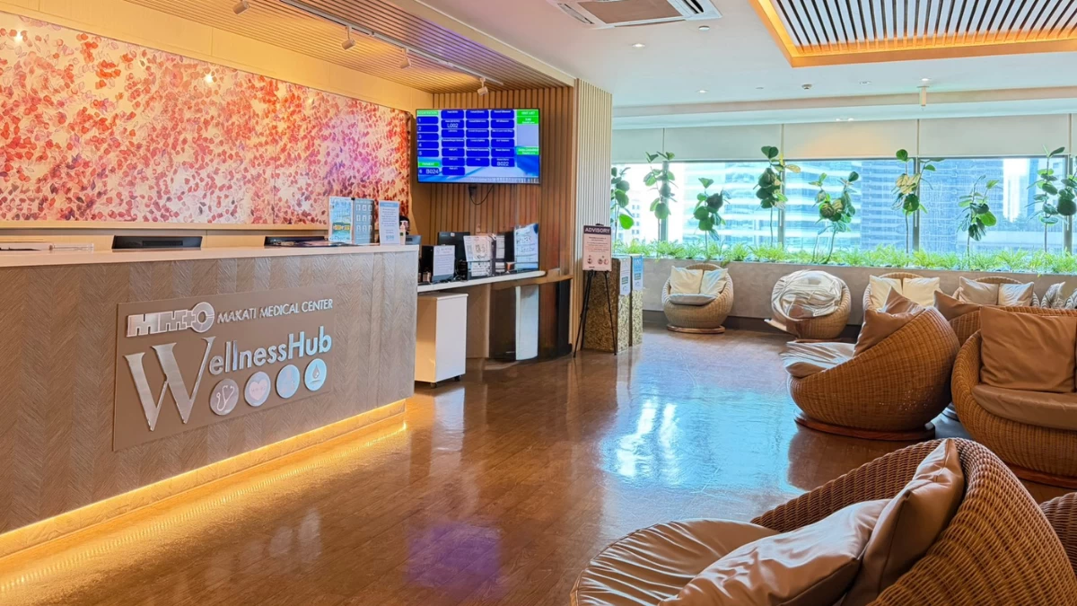SERENITY NOW Makati Medical Center's Wellness Hub is designed to feel more like a relaxing spa than a hospital (Photo: Makati Med)