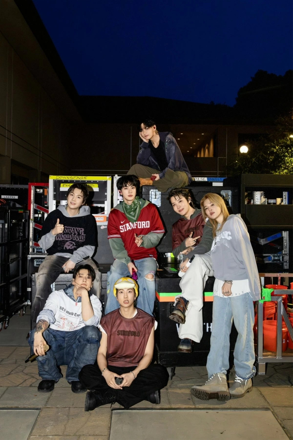 BTS at Stanford Stadium in California on May 16 (Bighit Music) 
