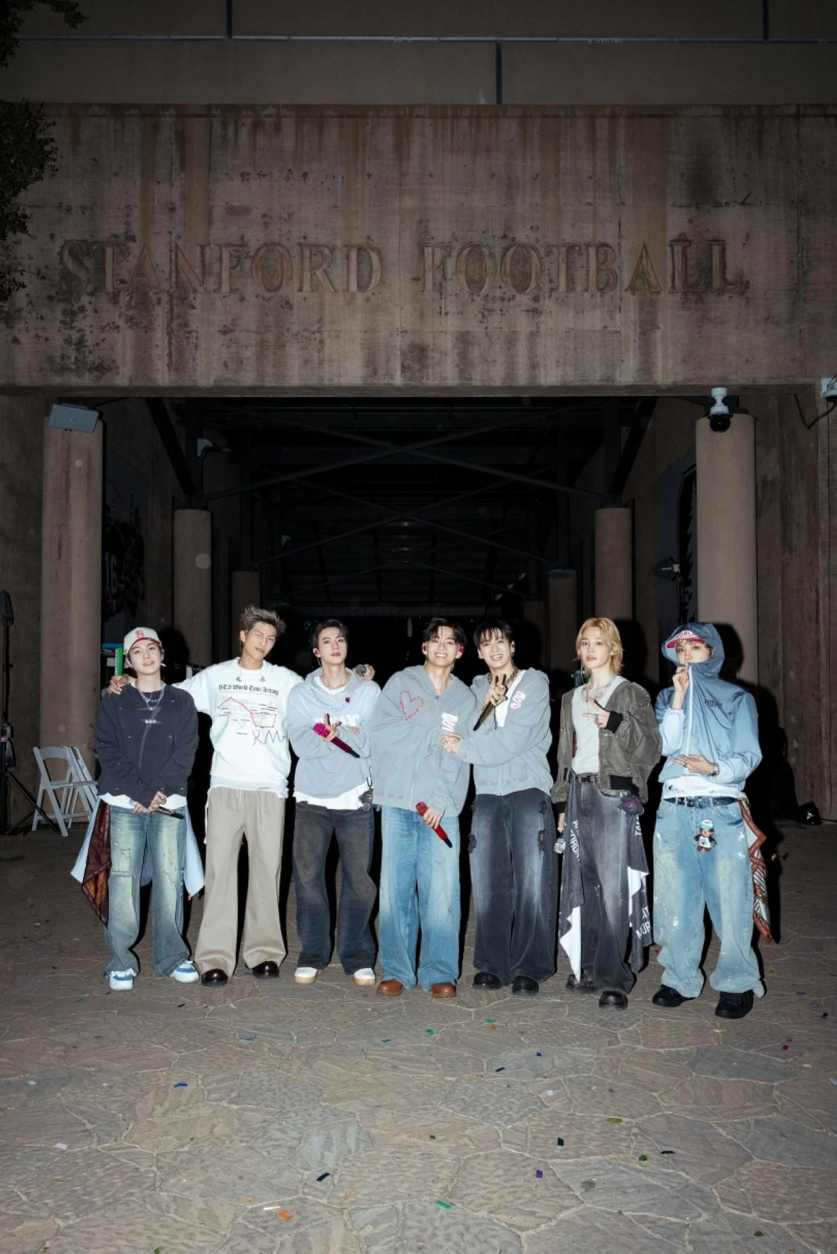 BTS at Stanford Stadium in California on May 17 (Bighit Music) 
