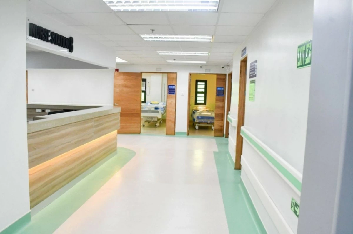 The renovated fourth floor of Ospital ng Muntinlupa in Barangay Alabang, Muntinlupa (Photo from Mayor Ruffy BIazon's Facebook account)  