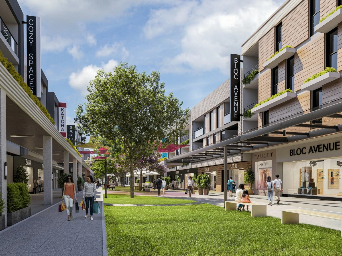 Shopping street (Photo: Ayala Land)