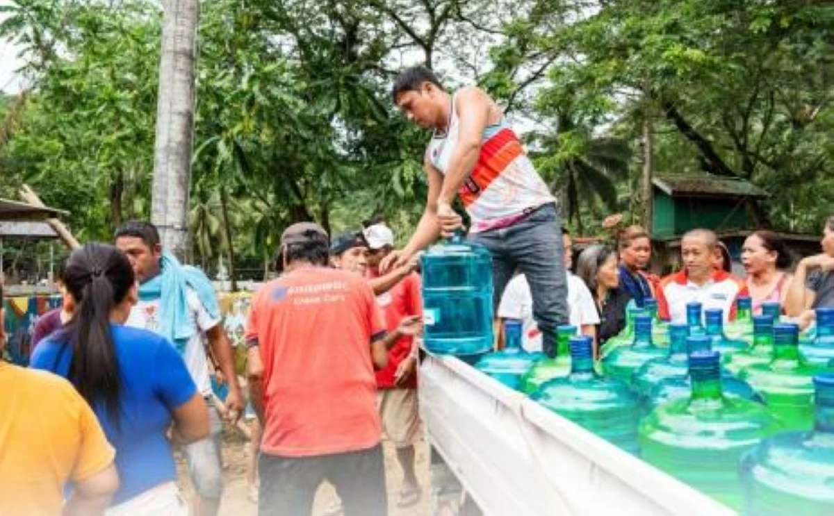 Supporting Cebu’s recovery with clean water delivery and a steadfast commitment to community welfare.