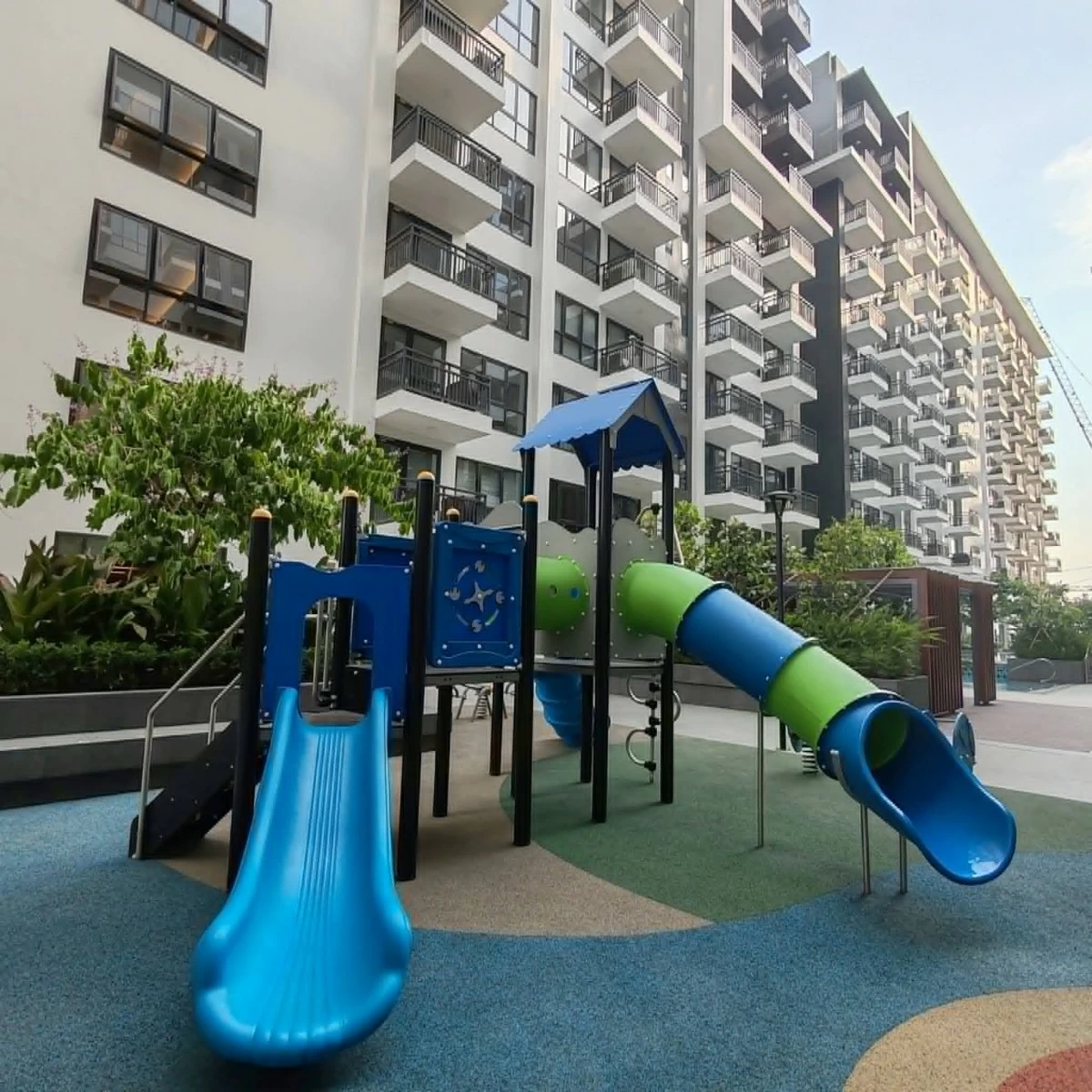 Kid's play area at the amenity floor (Photo: Carla Mortel)
