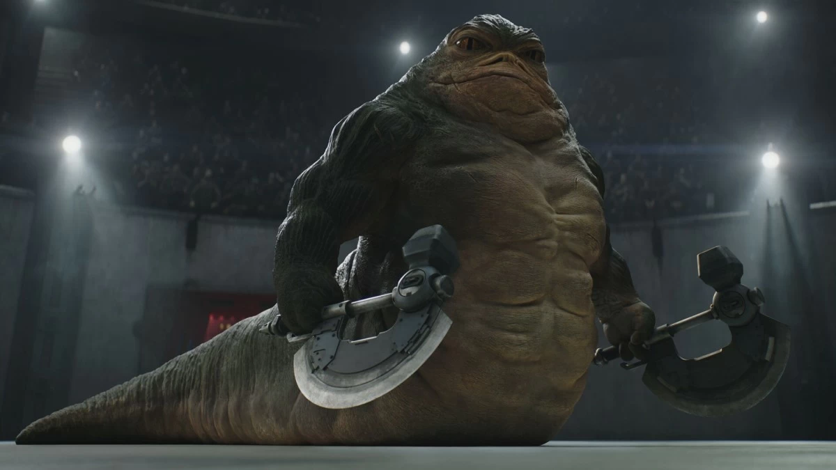 SWOLE SON Rotta the Hutt is the runaway son of the notorious Jabba (Photo: Disney)