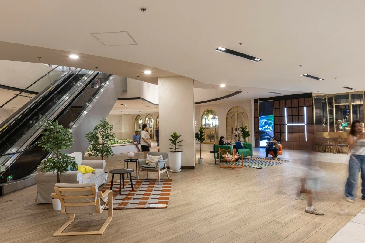 The new look of the Mindanao lobby (Photo: Ayala Malls)