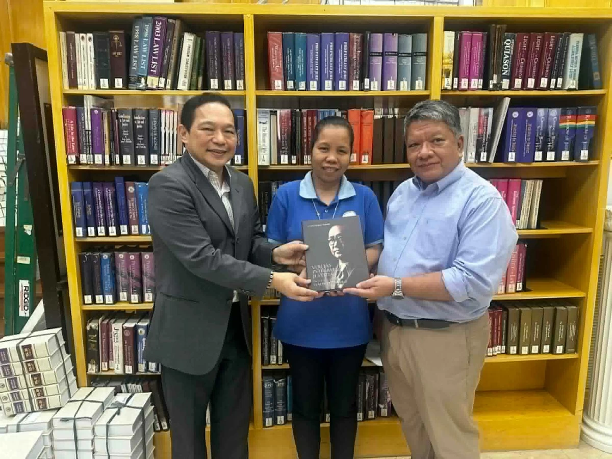 Co-authors C. Horatius Mosquera and Manuel A. J. Teehankee donated a signed copy of 